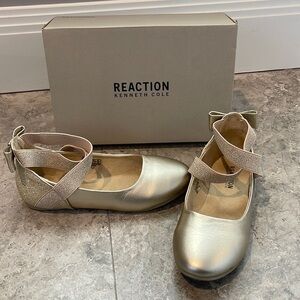 Kenneth Cole Reaction Gold Gurls Ballet Flats Size 1
